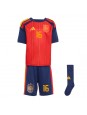 Spanien Rodri Hernandez #16 Heimtrikotsatz für Kinder WM 2026 Kurzarm (+ Kurze Hosen)